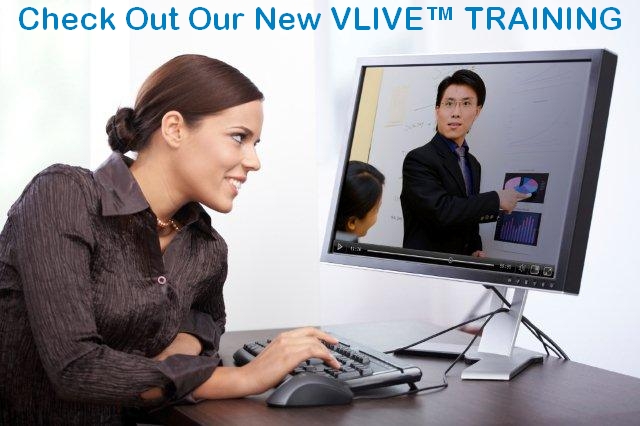 Professional taking online course